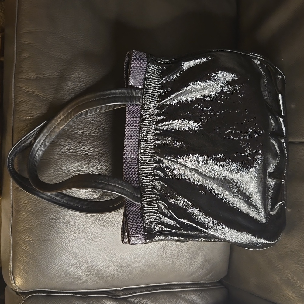 Furla Patent Leather Shoulder Bag